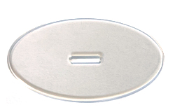 [Tamanho padrão] Oval 60x30mm, sem impressão