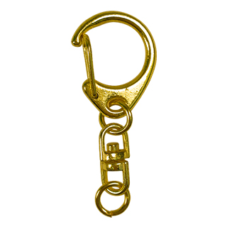 Mosquetão dourado