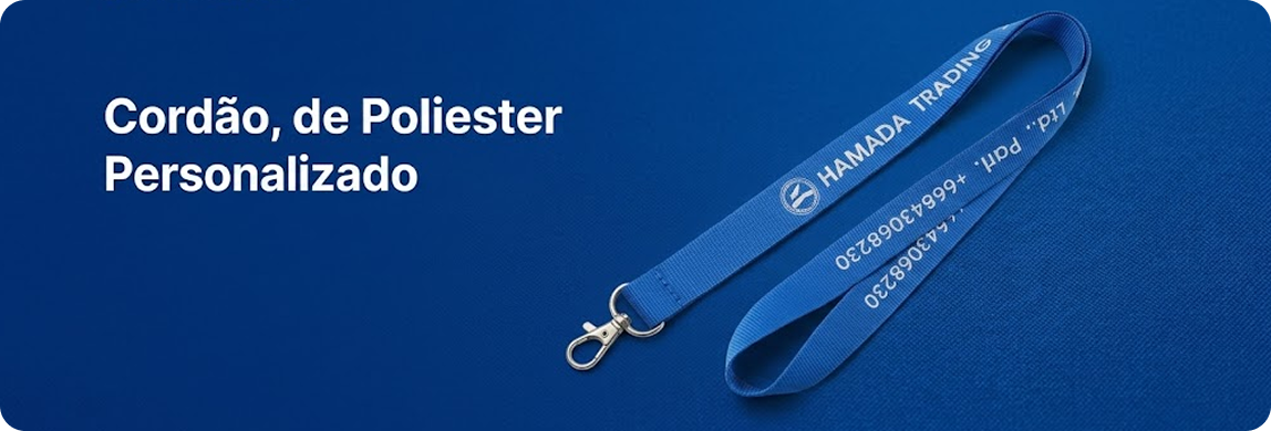 Cordão, de Poliester  Personalizado